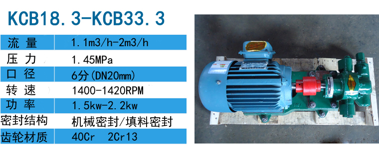 2CY-2/1.45船用齒輪泵