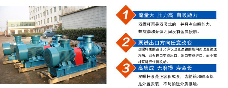 保溫雙螺桿泵特點 保溫雙螺桿泵特點