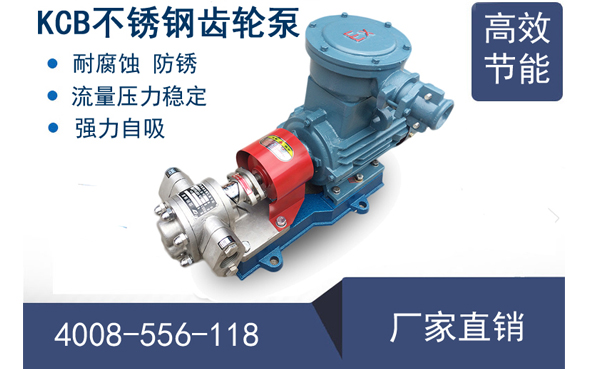 KCB不銹鋼齒輪泵型號(hào)及參數(shù)表